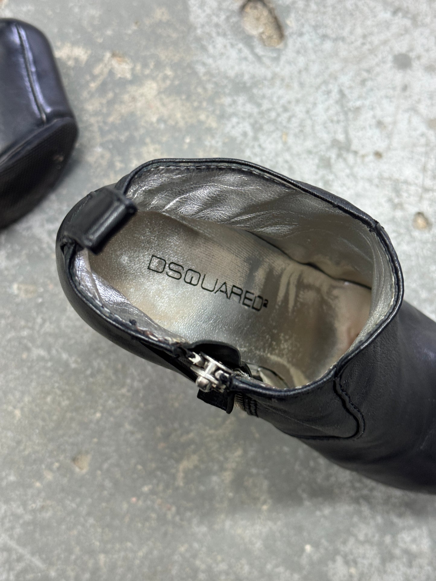Dsquared FW2010 Spine Heel Boots