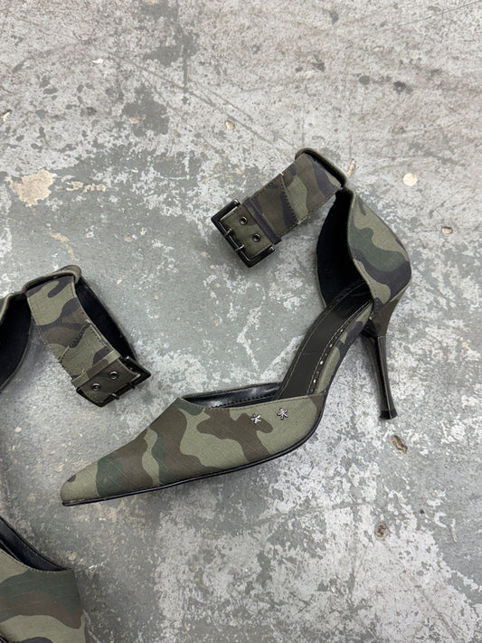 Vintage Camo Heels