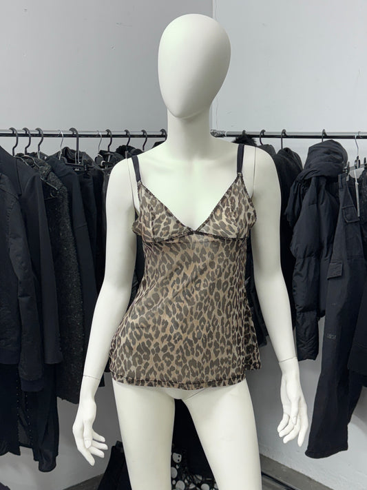 Vintage Dolce&Gabbana Underwear Leopard Top