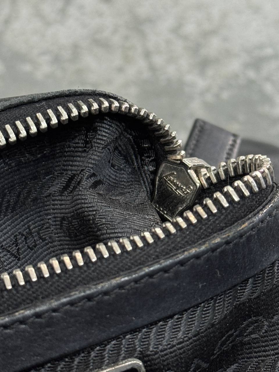 Vintage Prada Leather/Nylon Bag