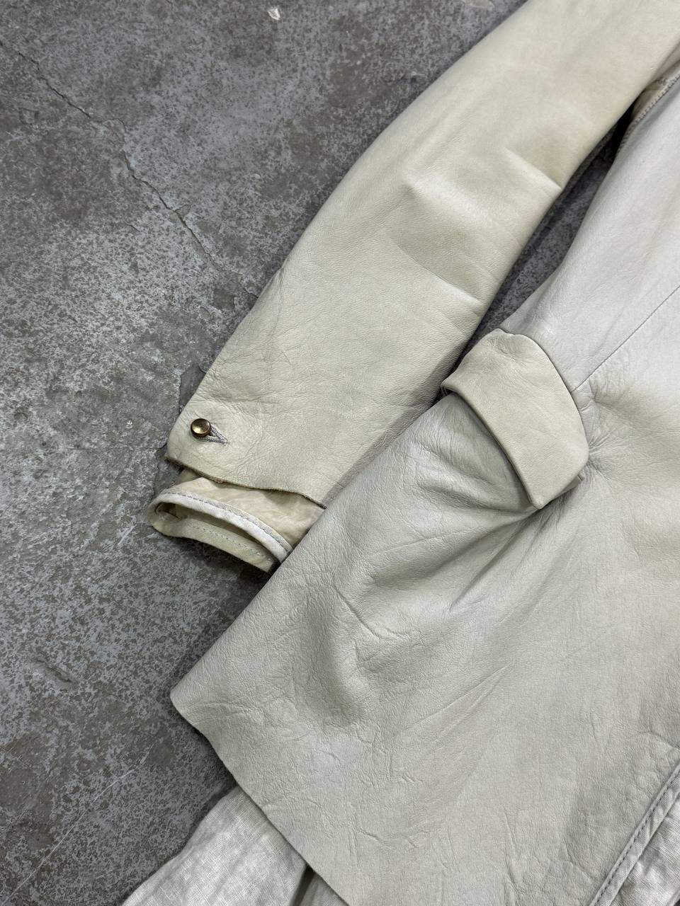 Isaac Sellam "Experience" Lambskin Leather & Silk Layered Jacket