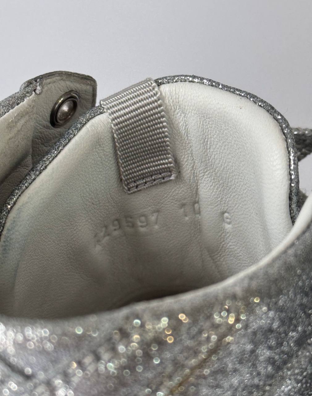 Gucci Silver High Sneakers
