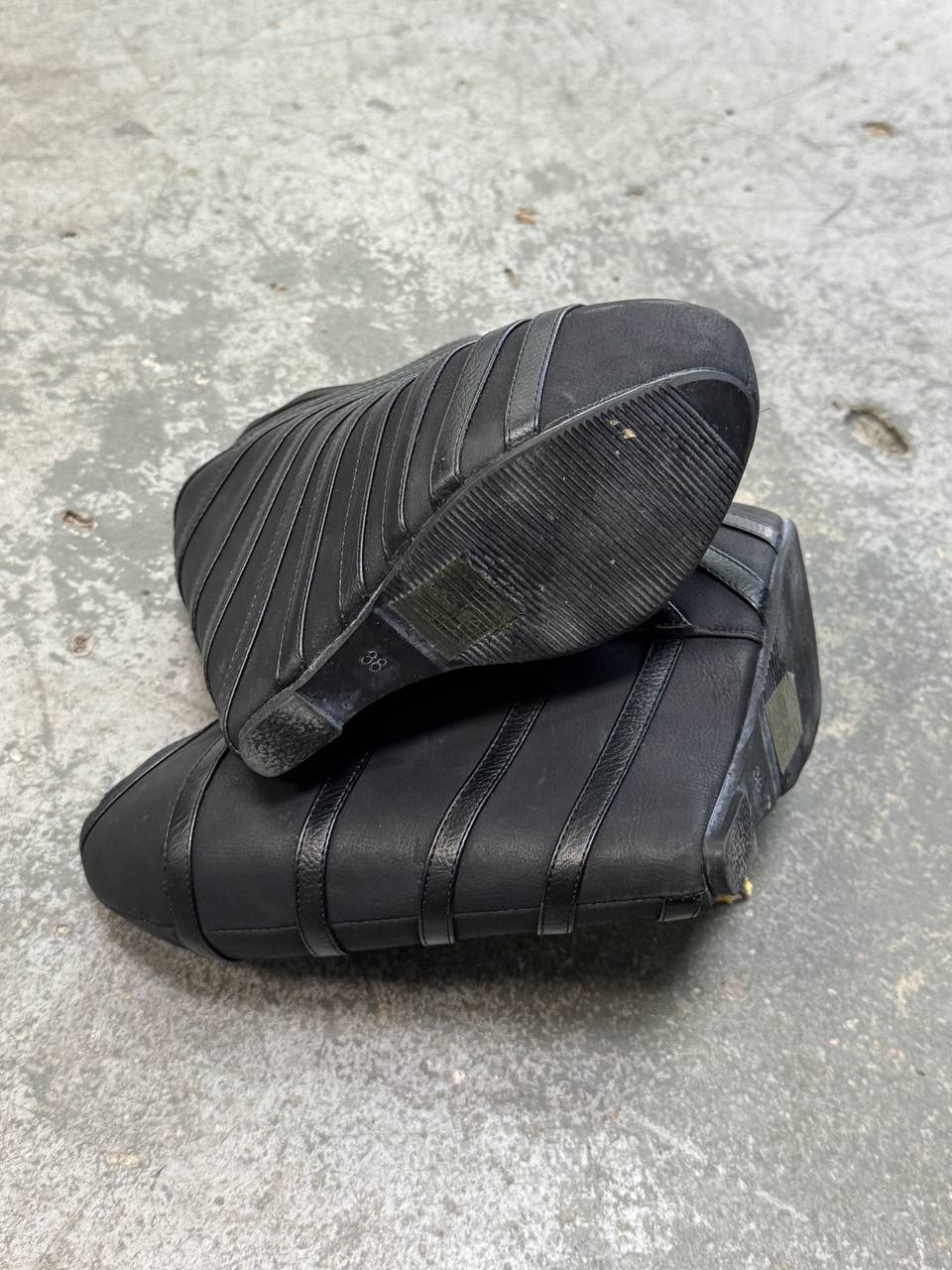 Vintage Wedge Heel Boots