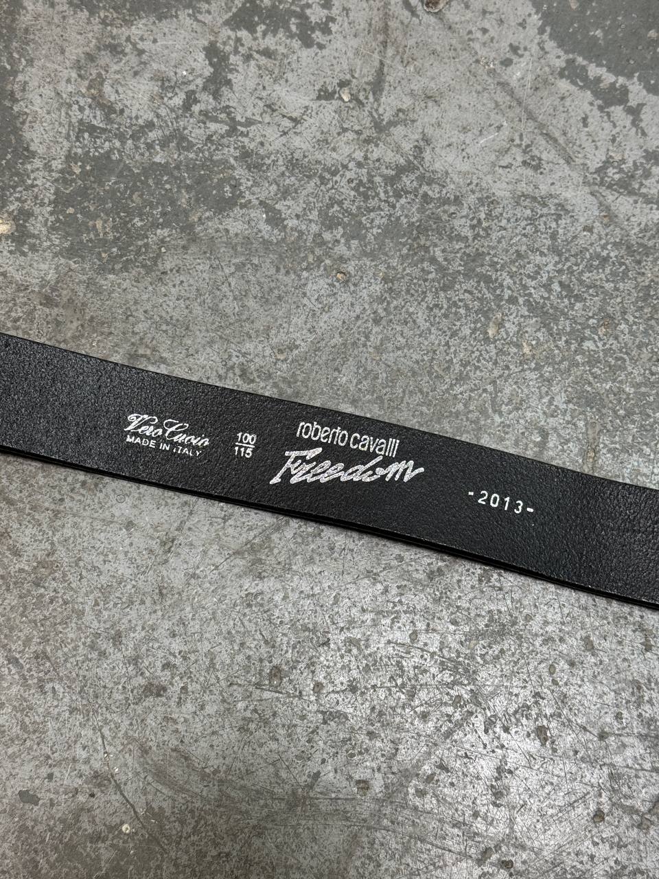Roberto Cavalli Freedom Studded Leather Belt