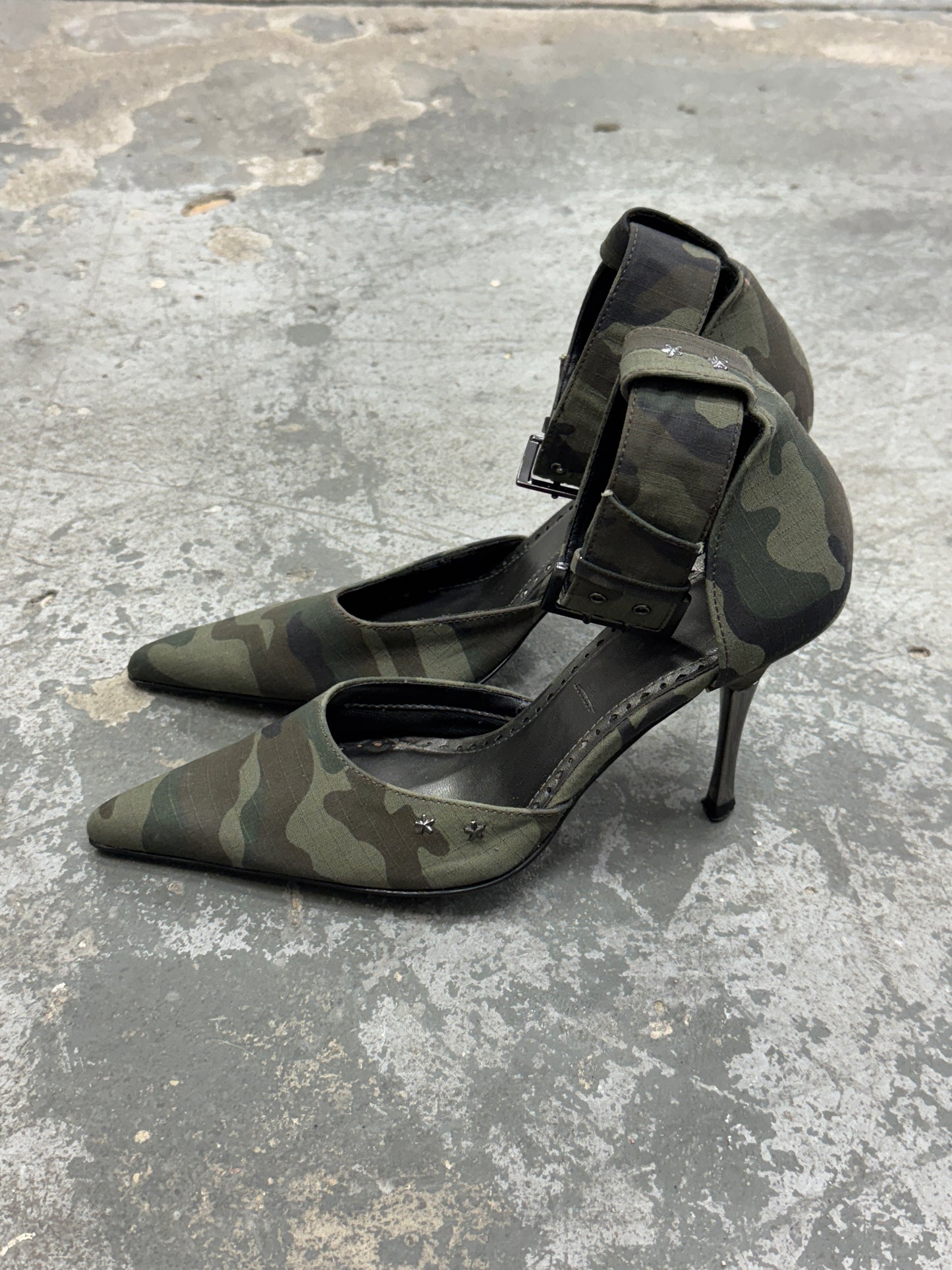 Vintage Camo Heels