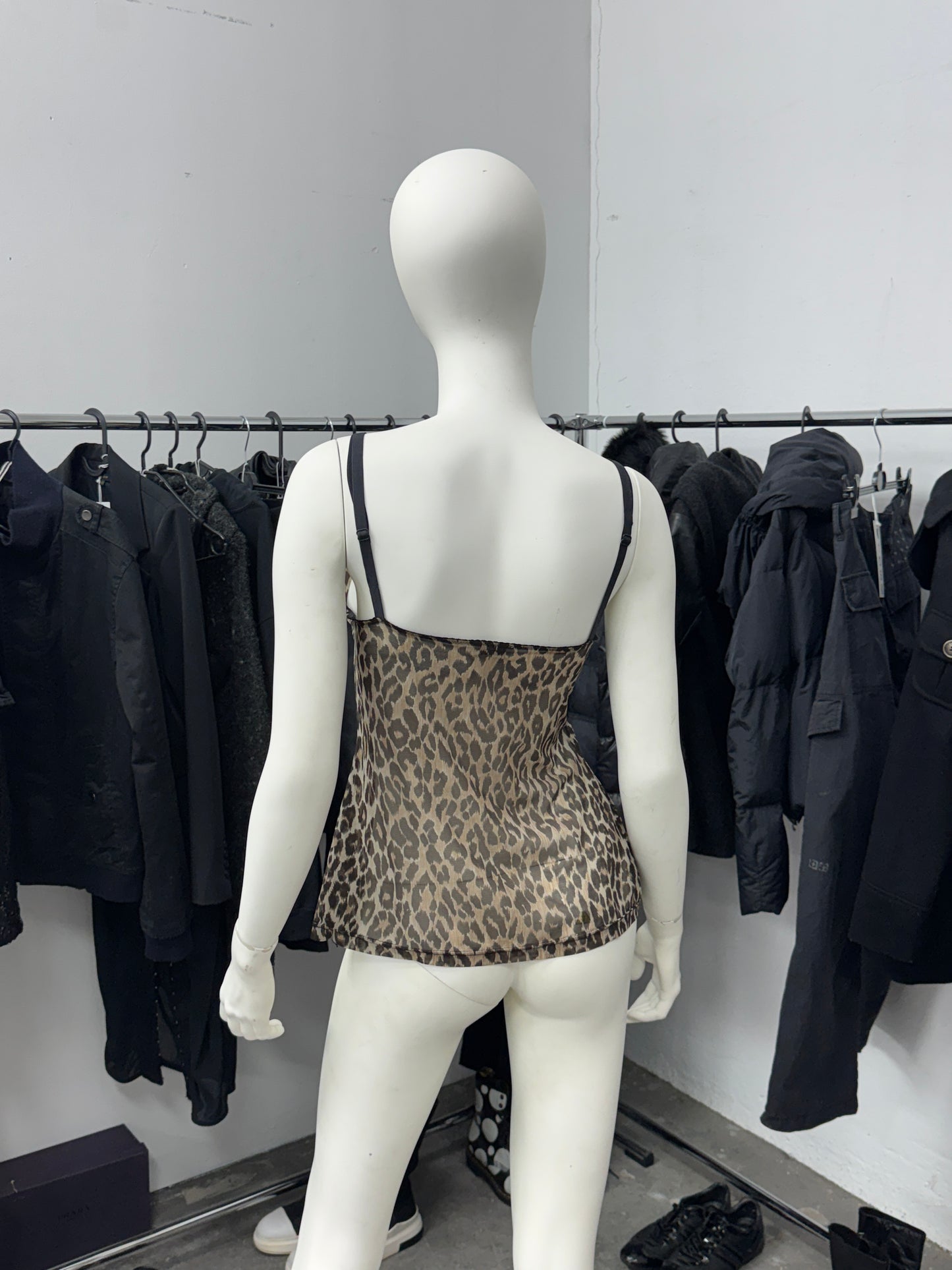 Vintage Dolce&Gabbana Underwear Leopard Top