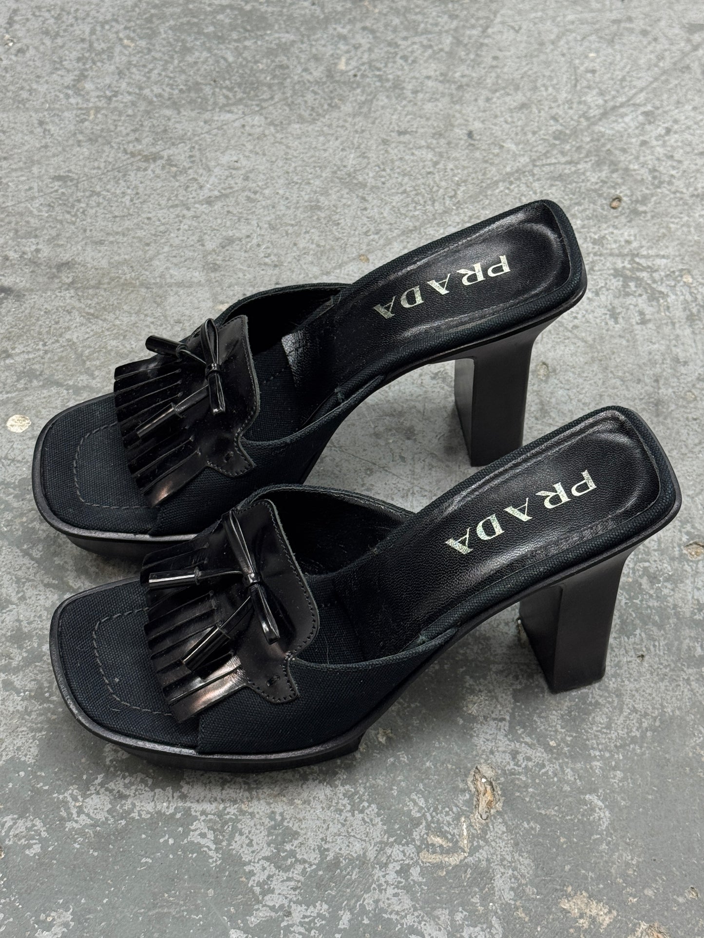 Prada SS1999 Split Sole Heels