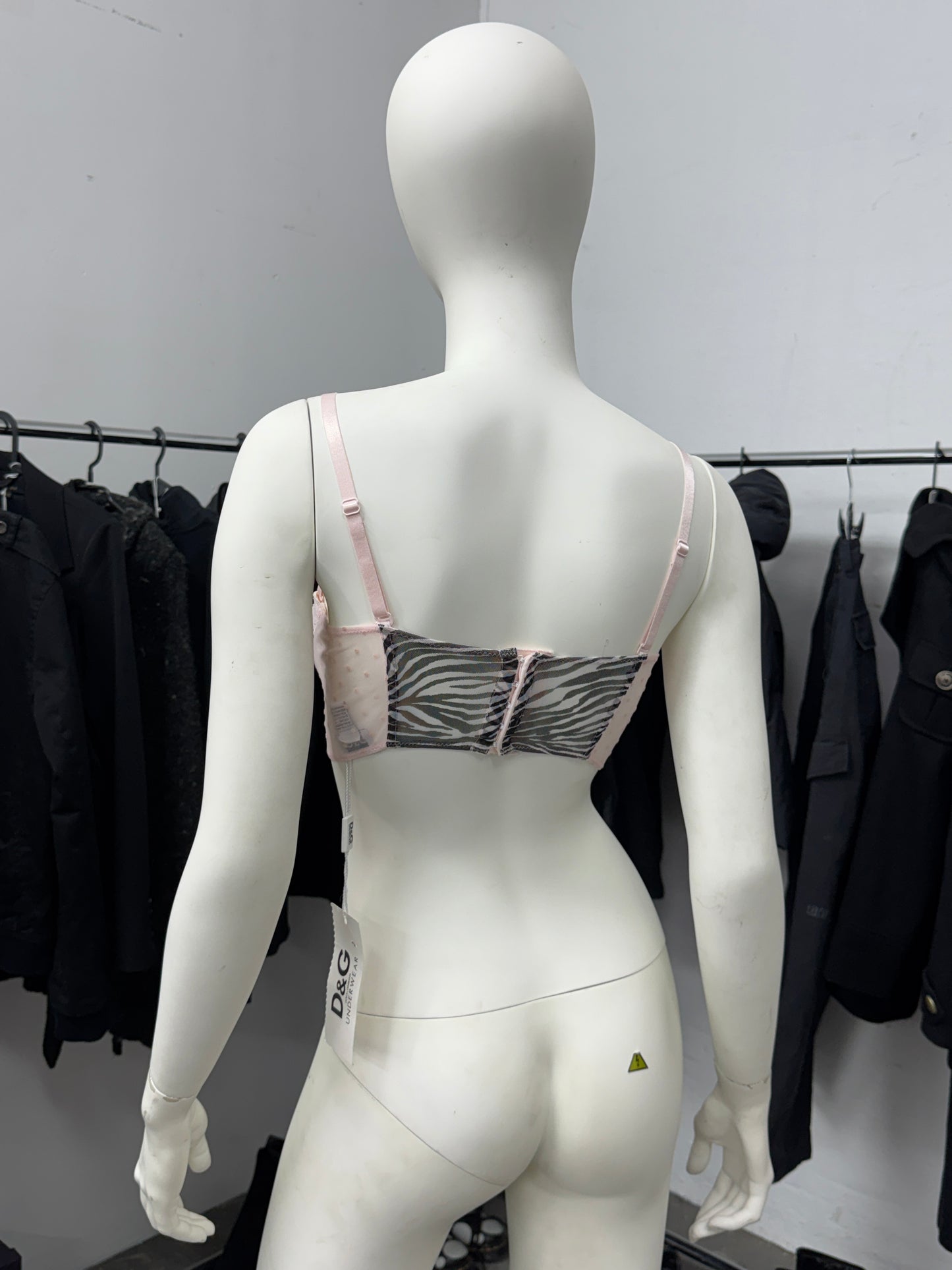 Dolce&Gabbana Pink Zebra Corset Top