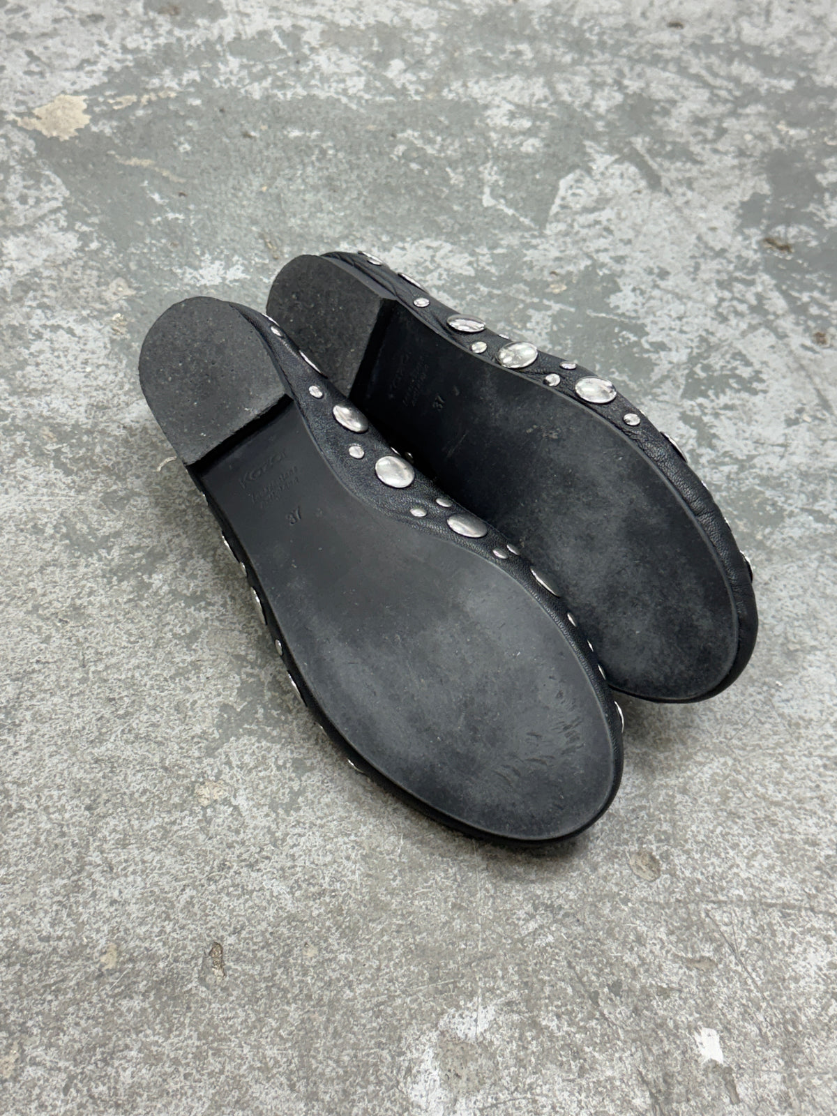 Vintage Leather Ballet Flats