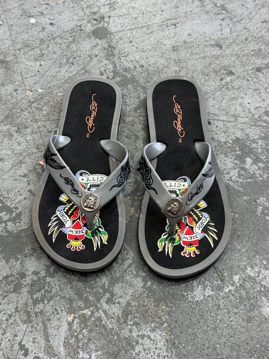 Ed Hardy Flip Flops