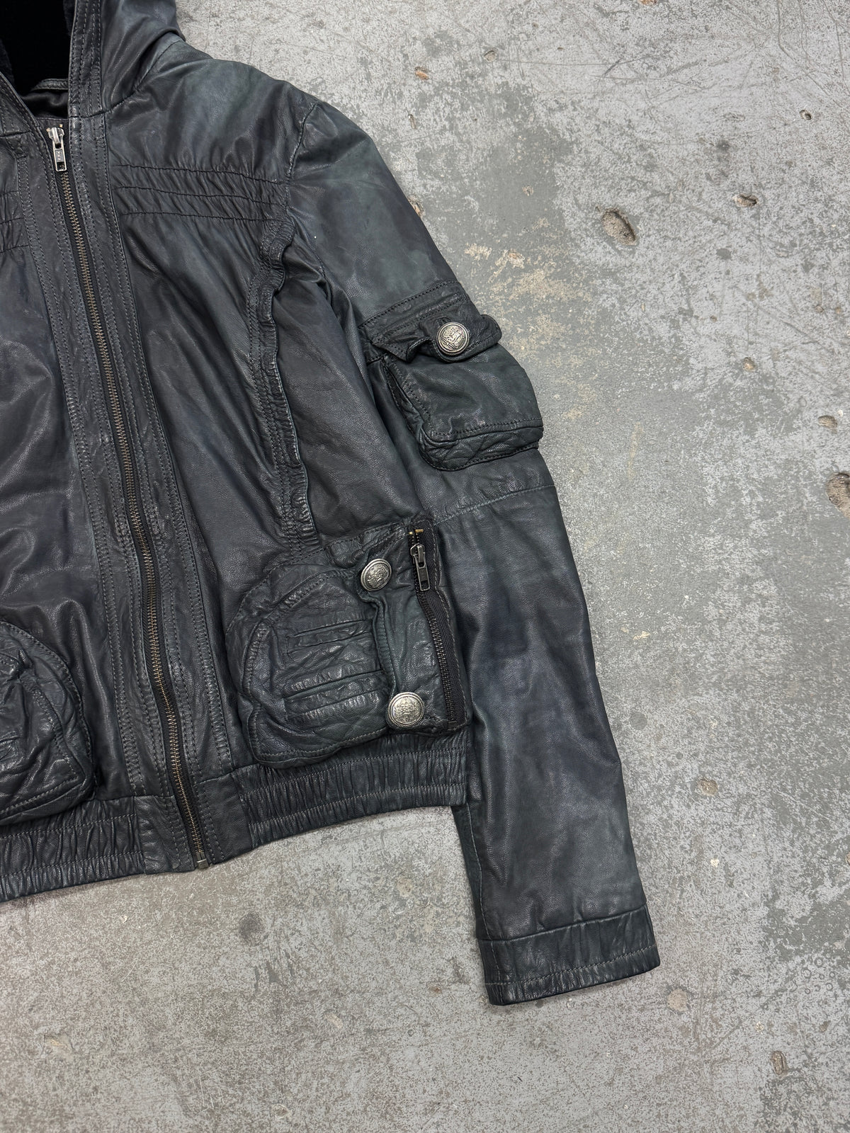 Vintage Genuine Leather Jacket