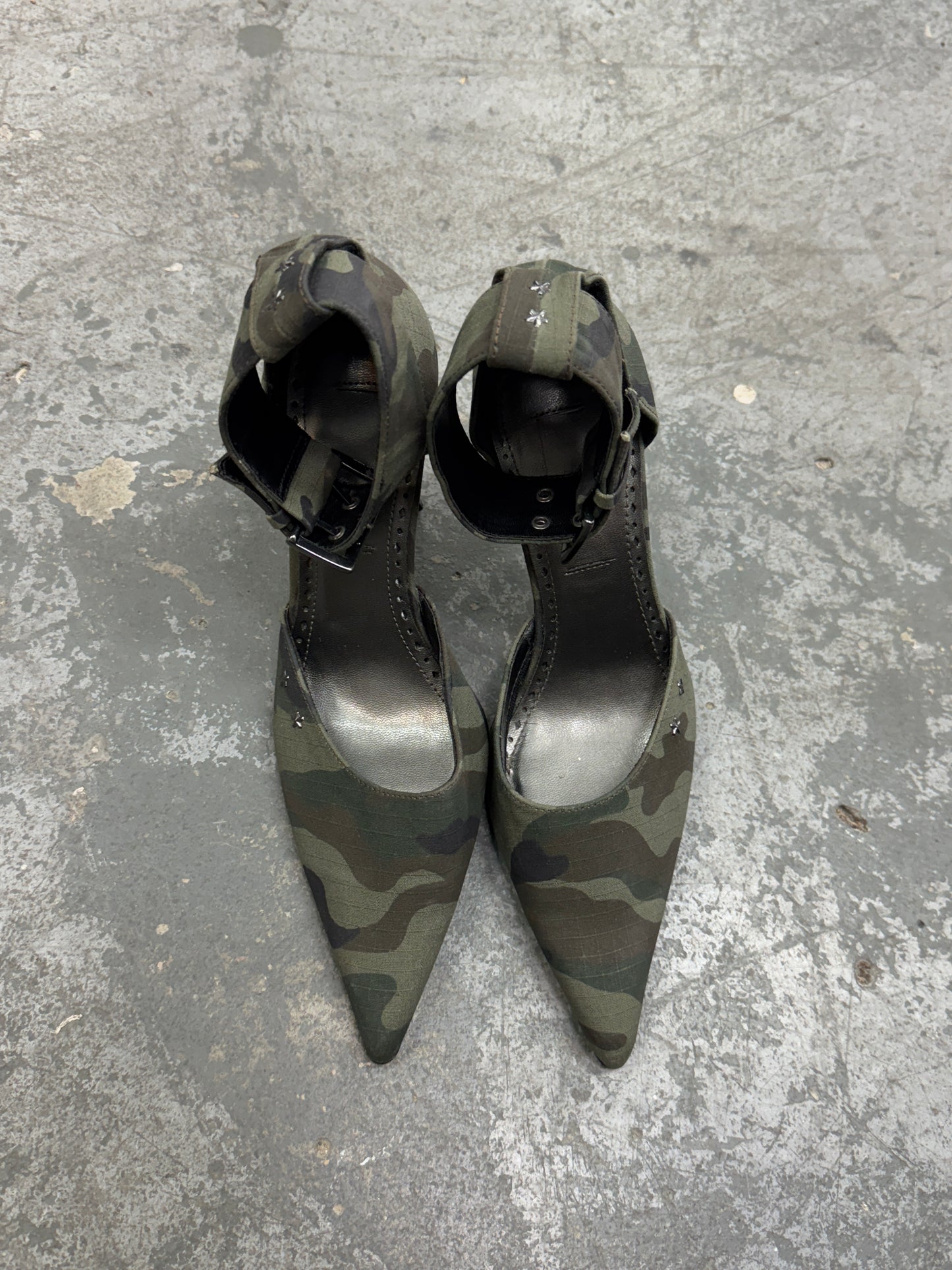 Vintage Camo Heels