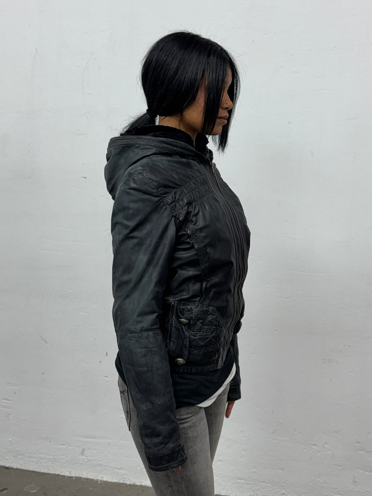 Vintage Genuine Leather Jacket
