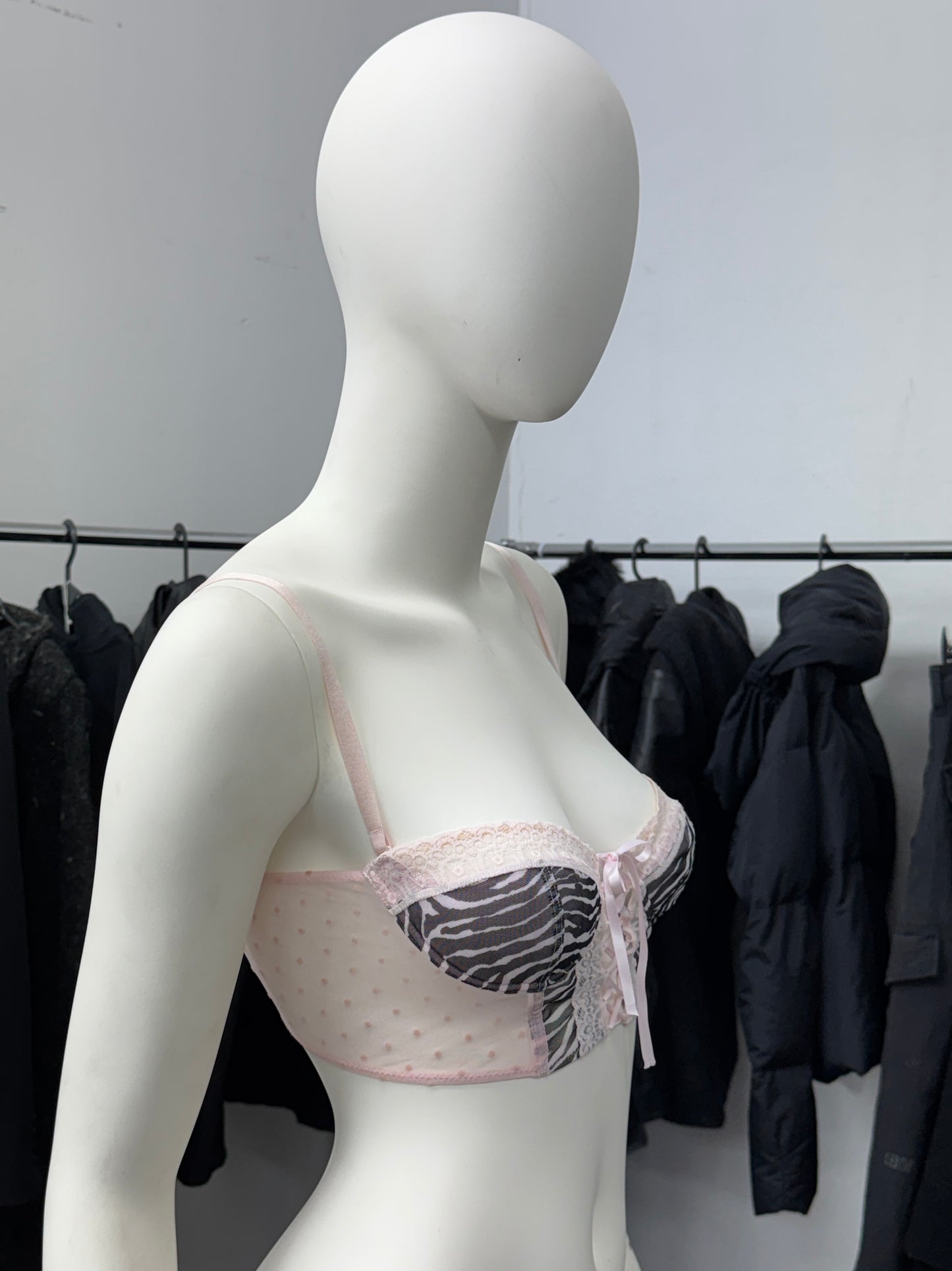 Dolce&Gabbana Pink Zebra Corset Top