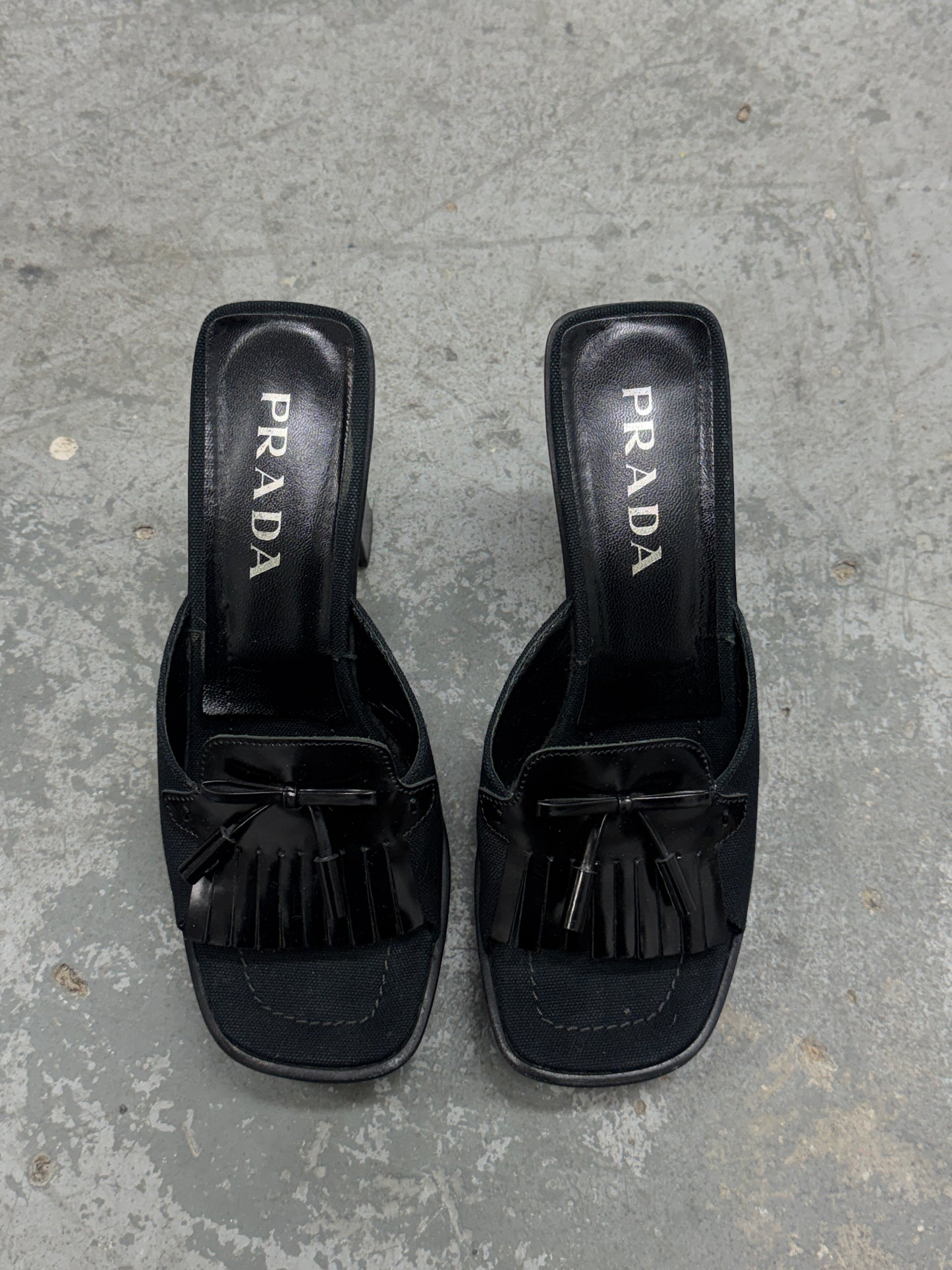 Prada SS1999 Split Sole Heels