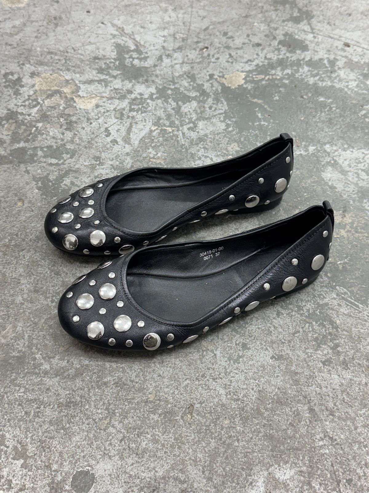 Vintage Leather Ballet Flats