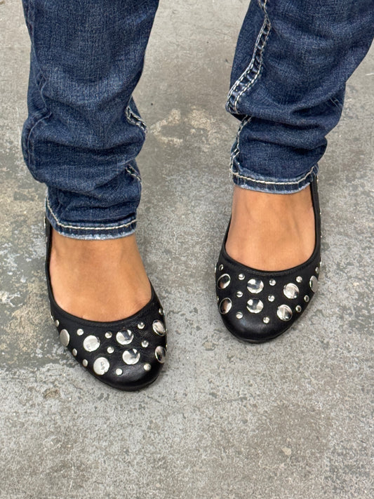 Vintage Leather Ballet Flats
