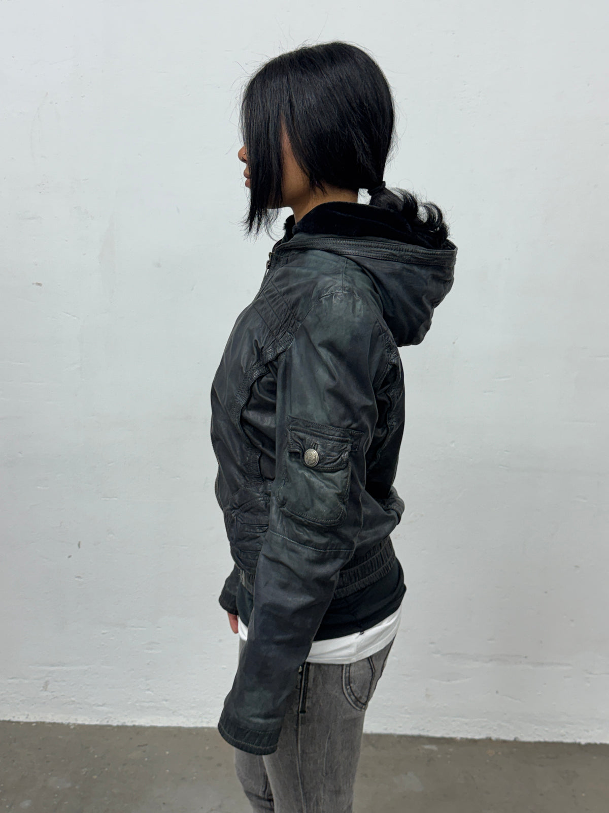 Vintage Genuine Leather Jacket
