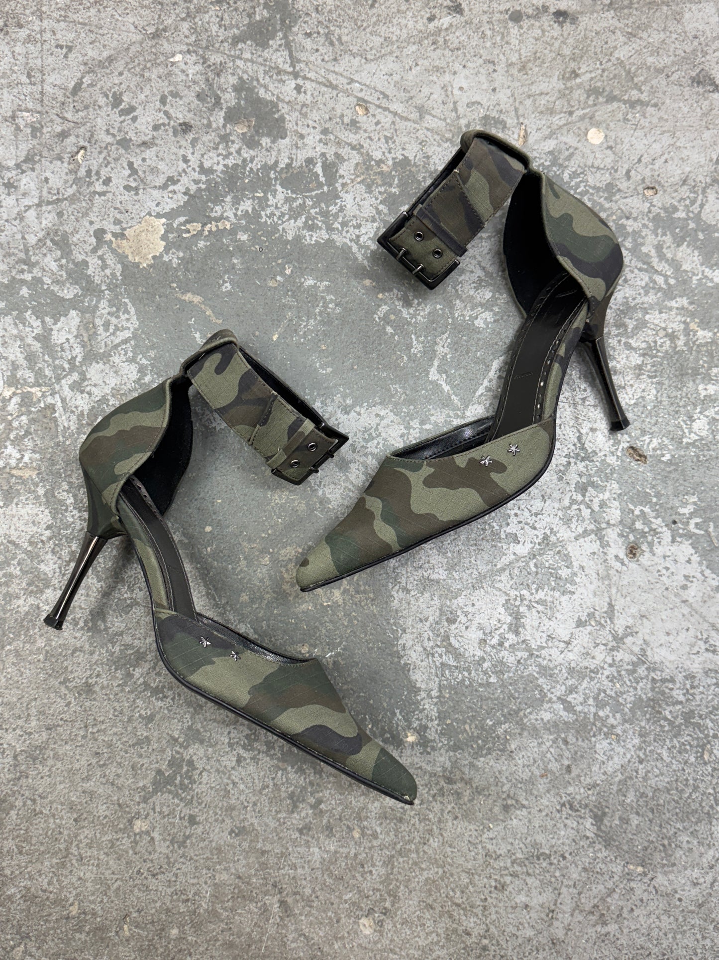 Vintage Camo Heels