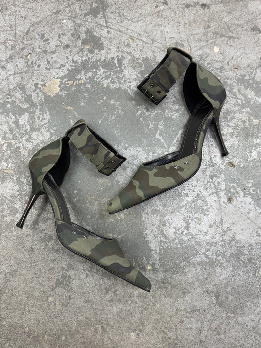 Vintage Camo Heels