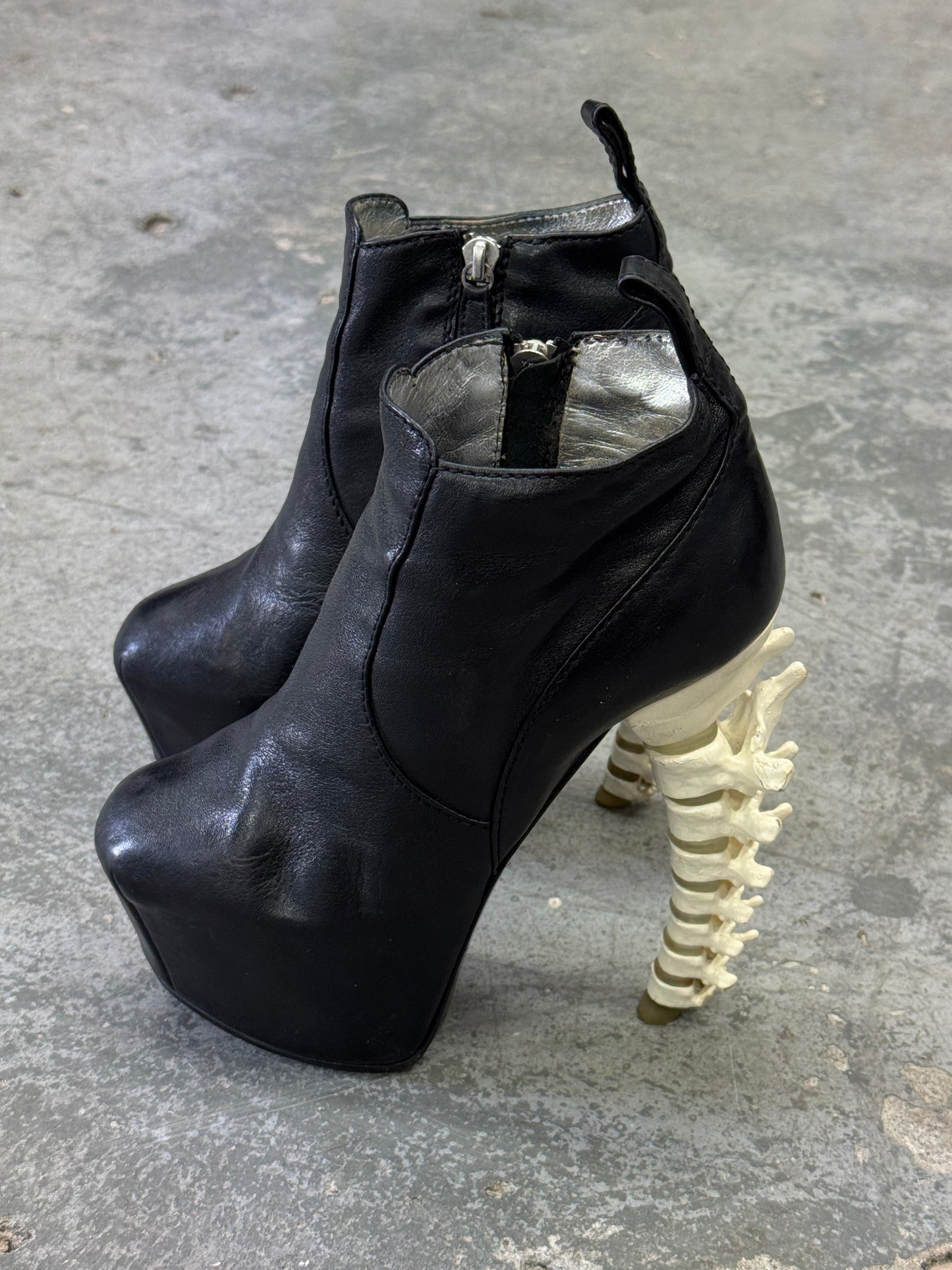 Dsquared FW2010 Spine Heel Boots