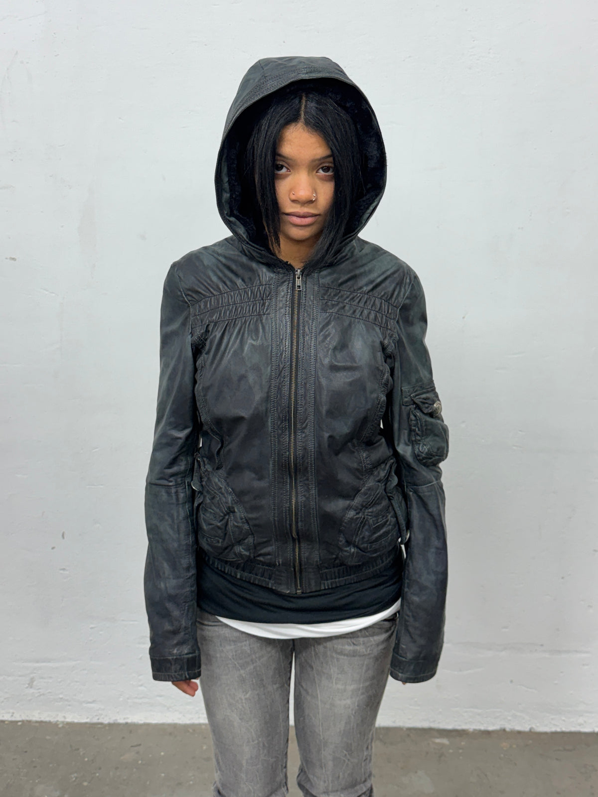 Vintage Genuine Leather Jacket