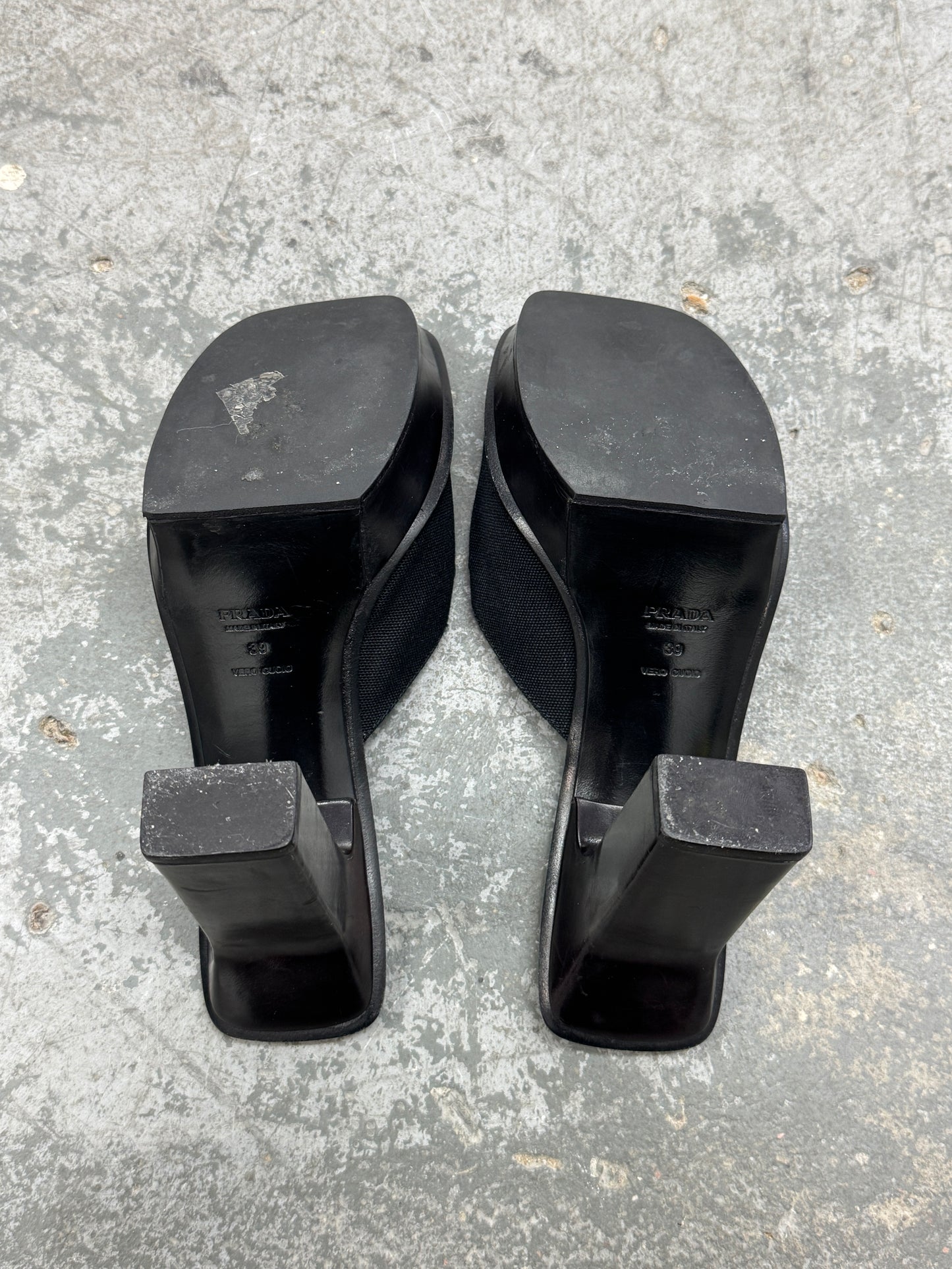 Prada SS1999 Split Sole Heels