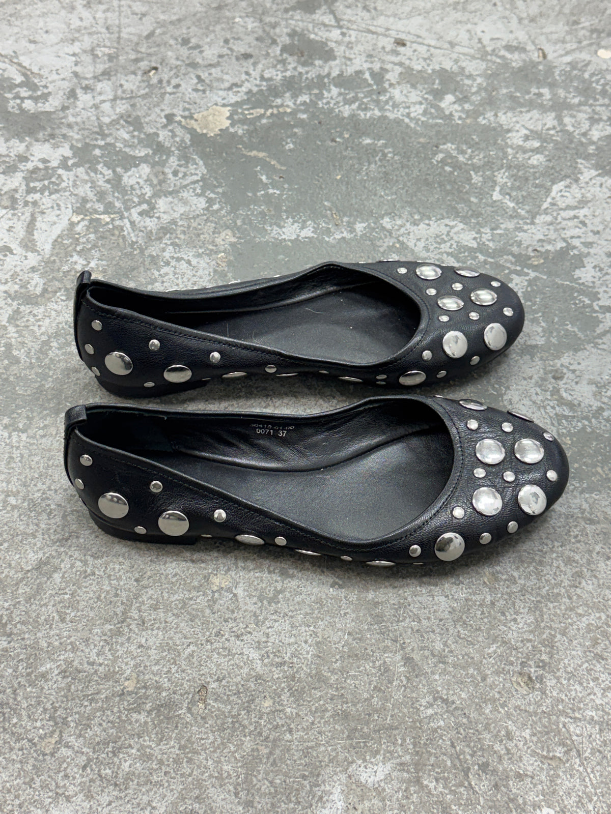 Vintage Leather Ballet Flats