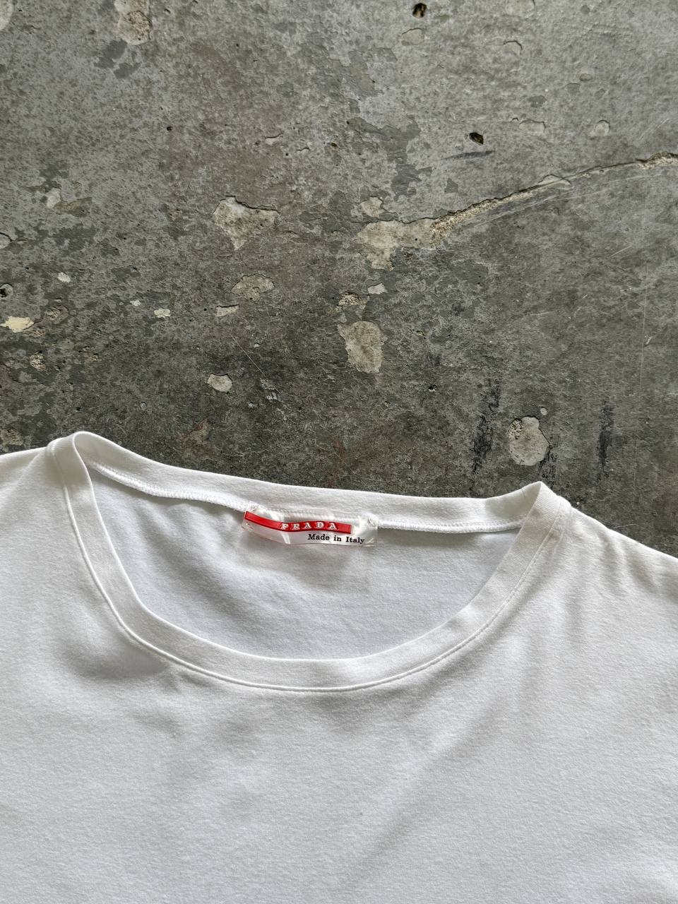 Prada Vintage Tee T-Shirt Red Tab