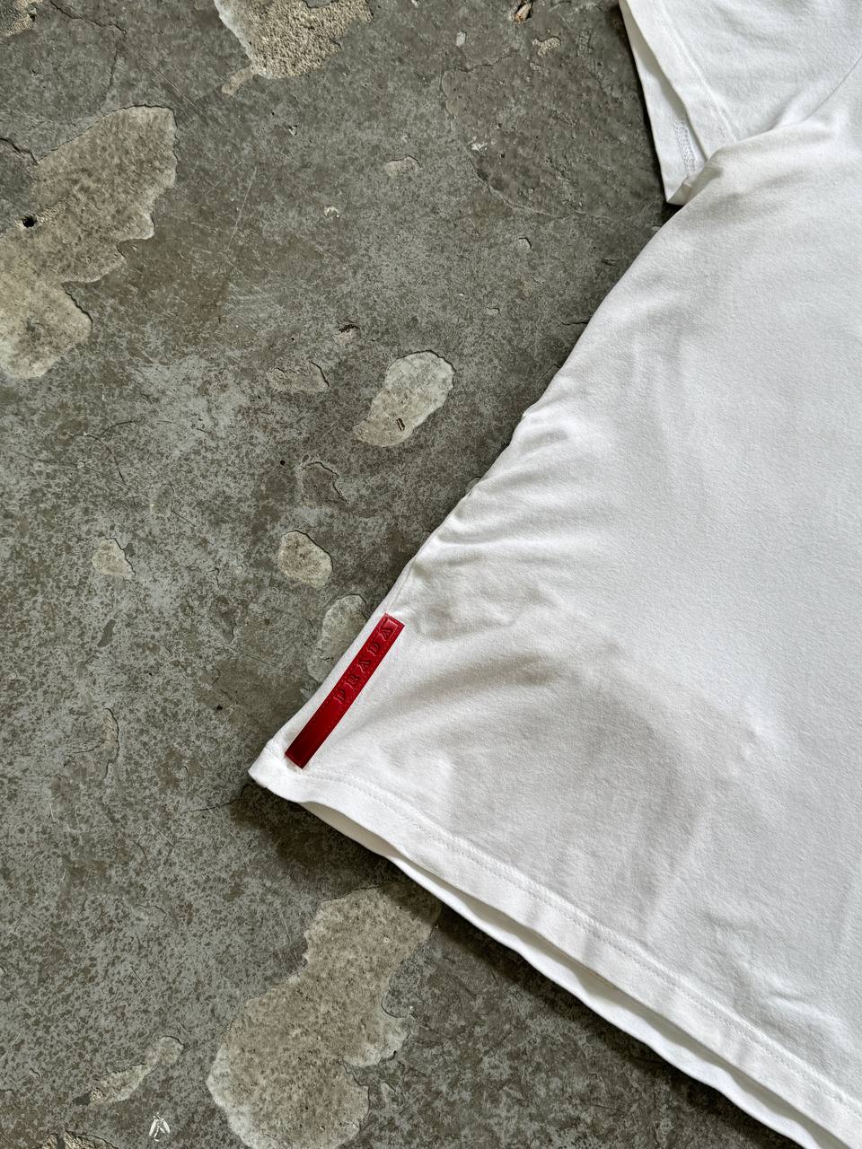Prada Vintage Tee T-Shirt Red Tab