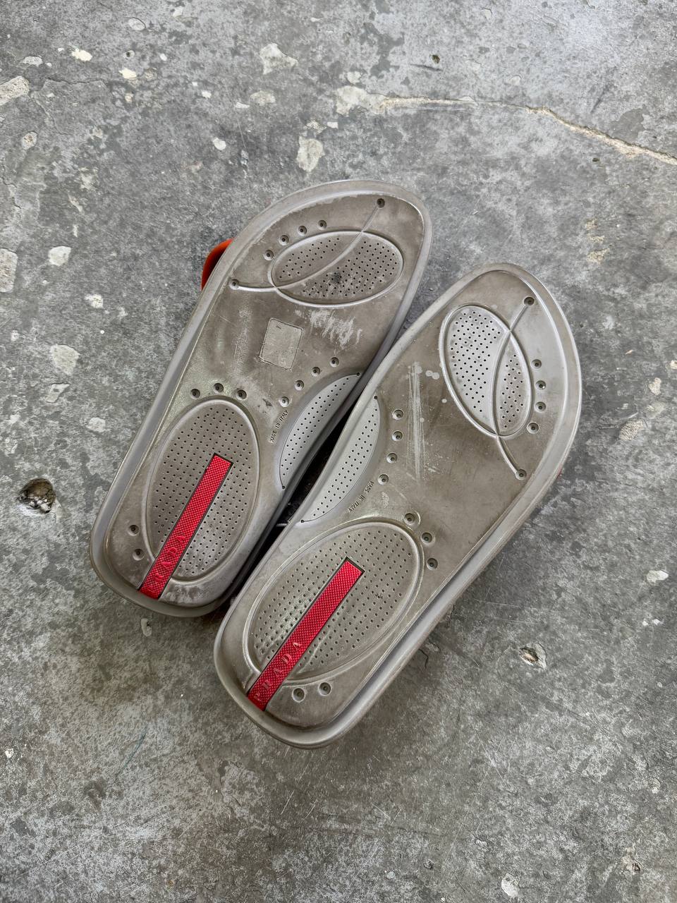 Vintage Prada Leather Sandal Slippers 2000s