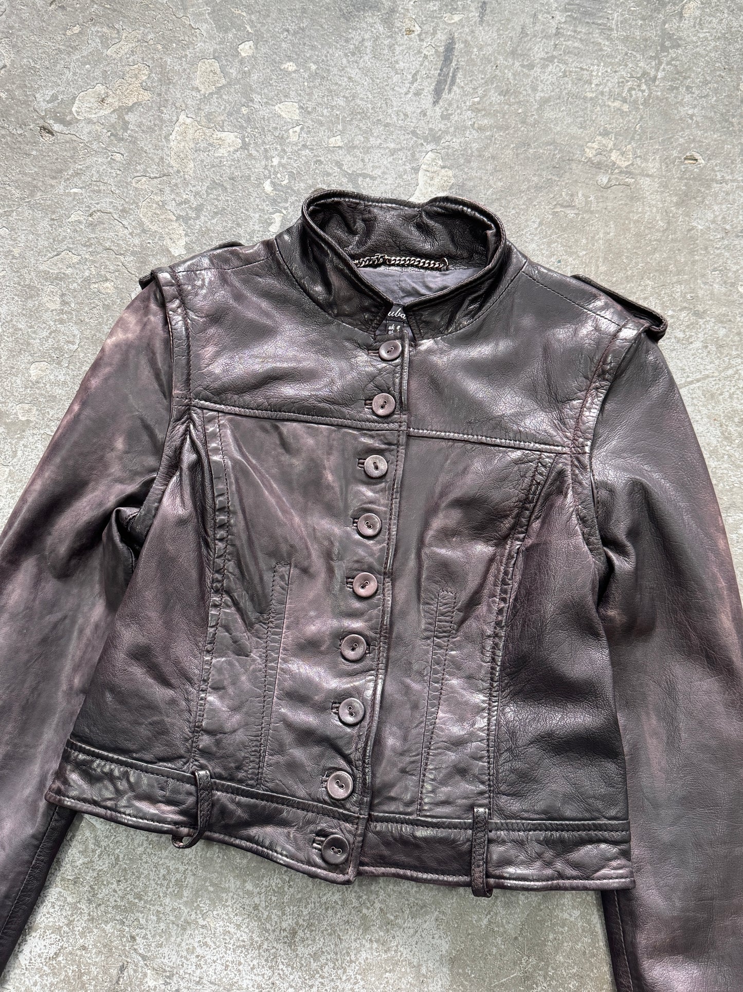 Vintage Genuine Leather Transformer Jacket/Vest