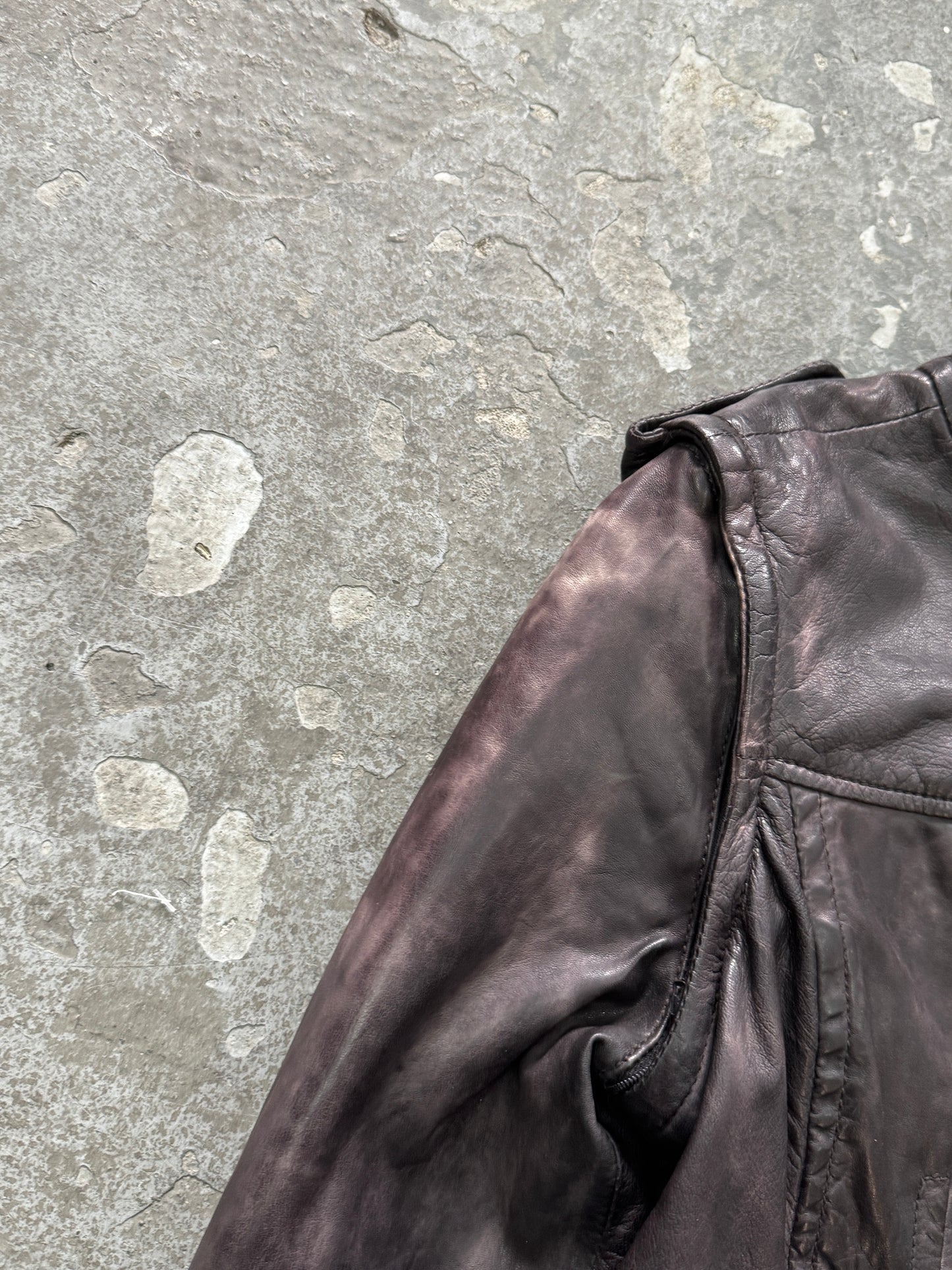 Vintage Genuine Leather Transformer Jacket/Vest