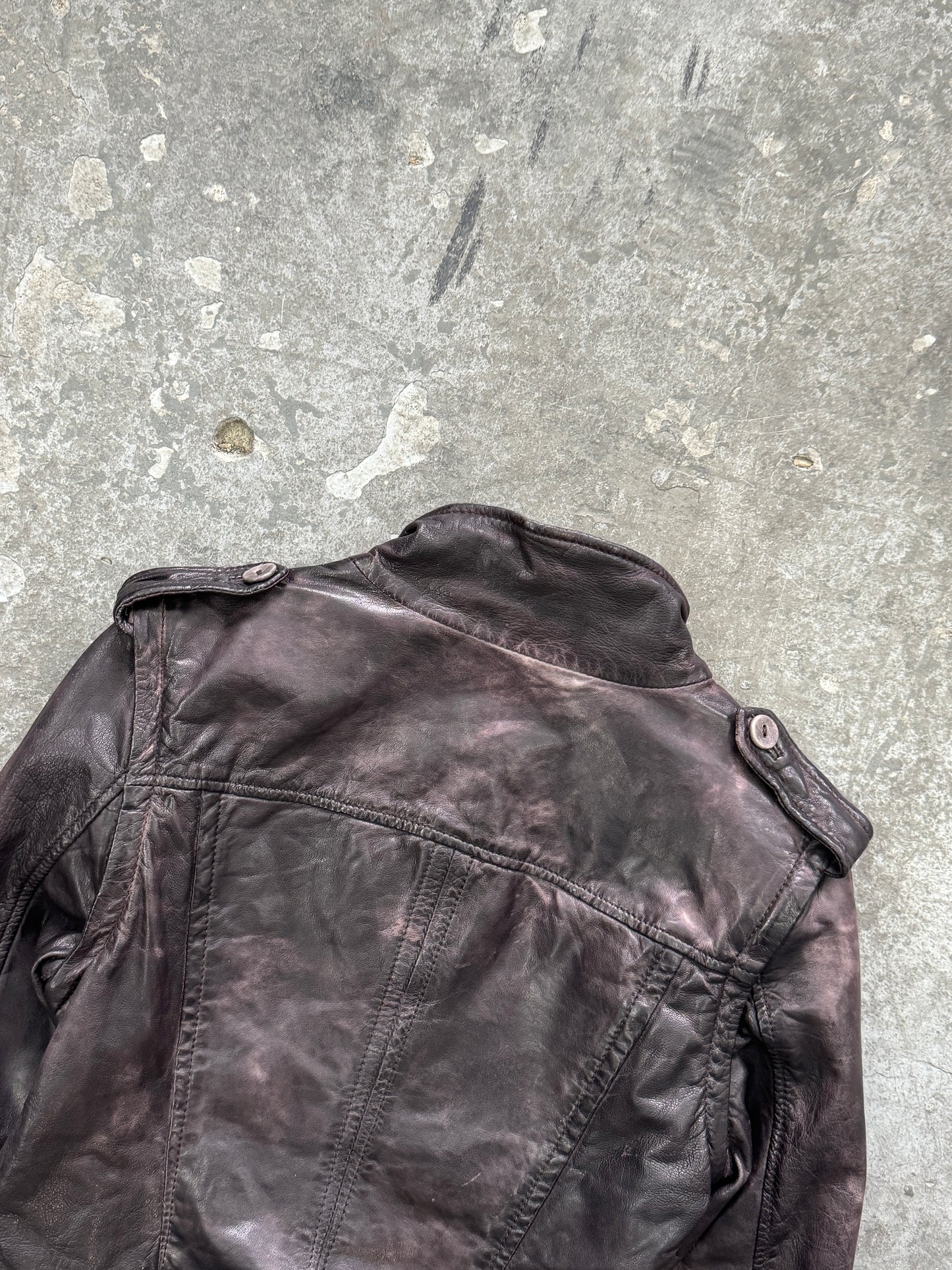 Vintage Genuine Leather Transformer Jacket/Vest