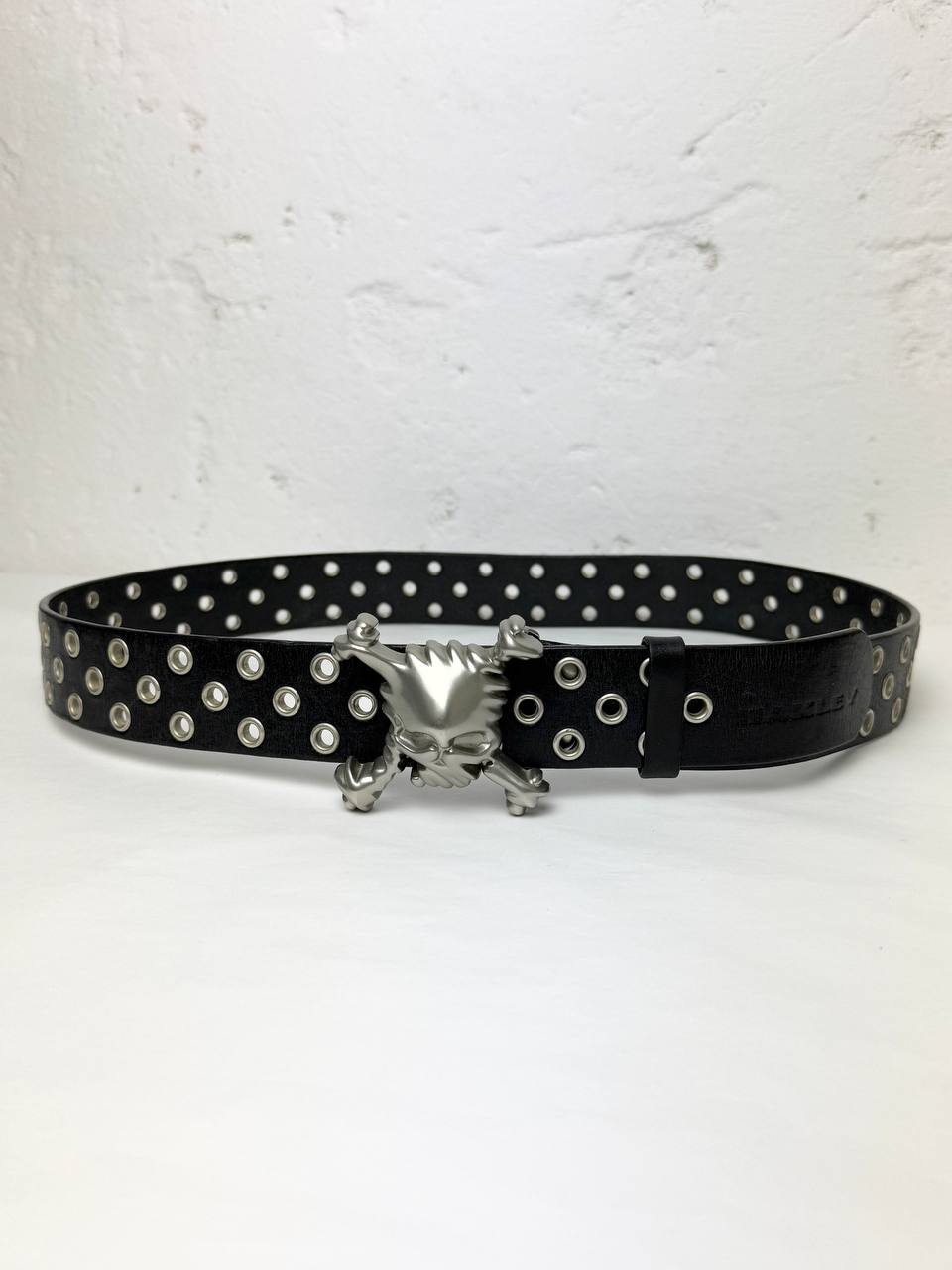 Vintage Oakley Skull Belt Genuine Leather