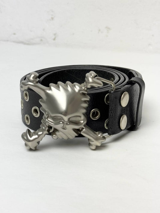 Vintage Oakley Skull Belt Genuine Leather