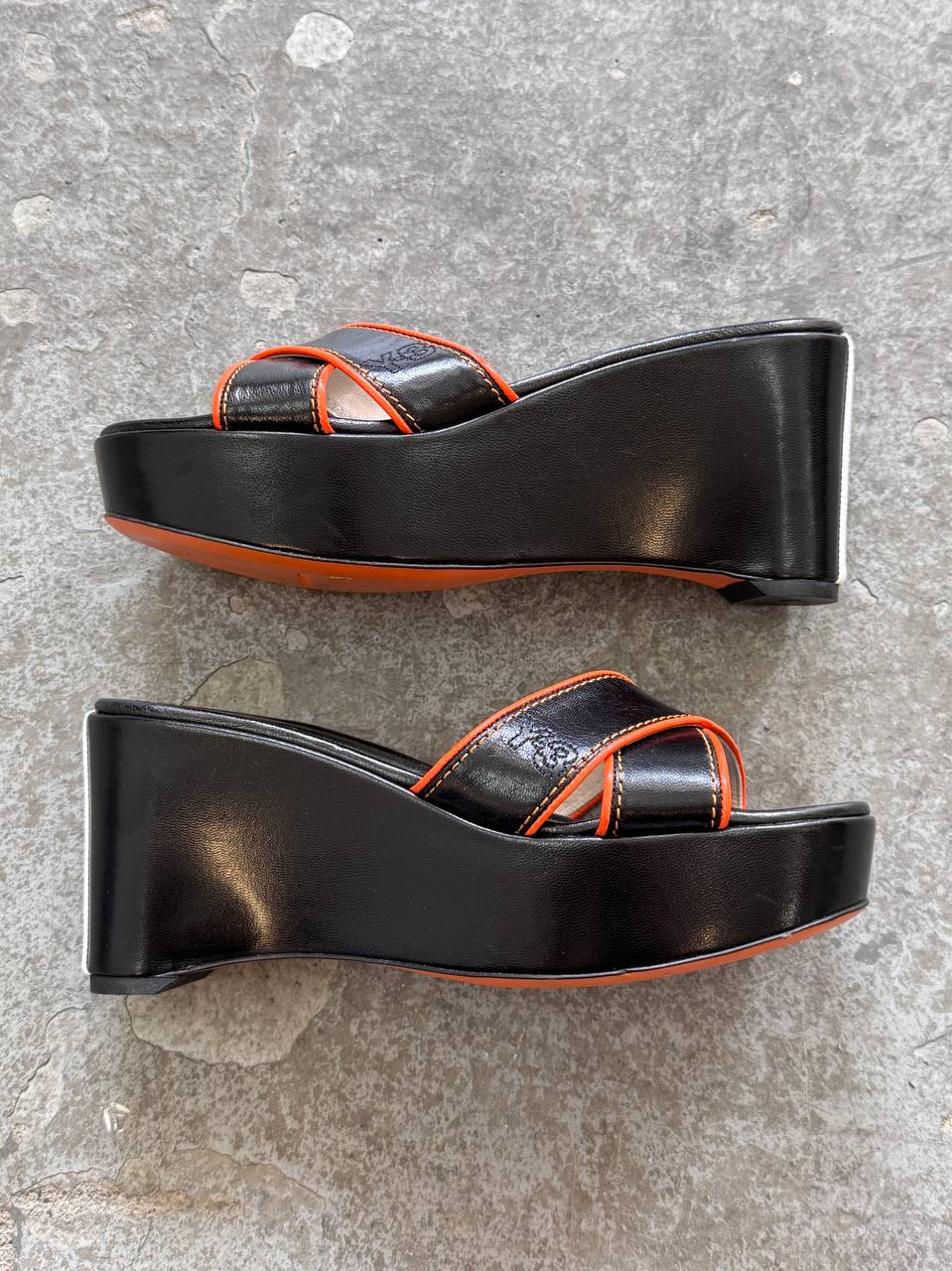 Adidas Y-3 Yohji Yamamoto Wedge Mules