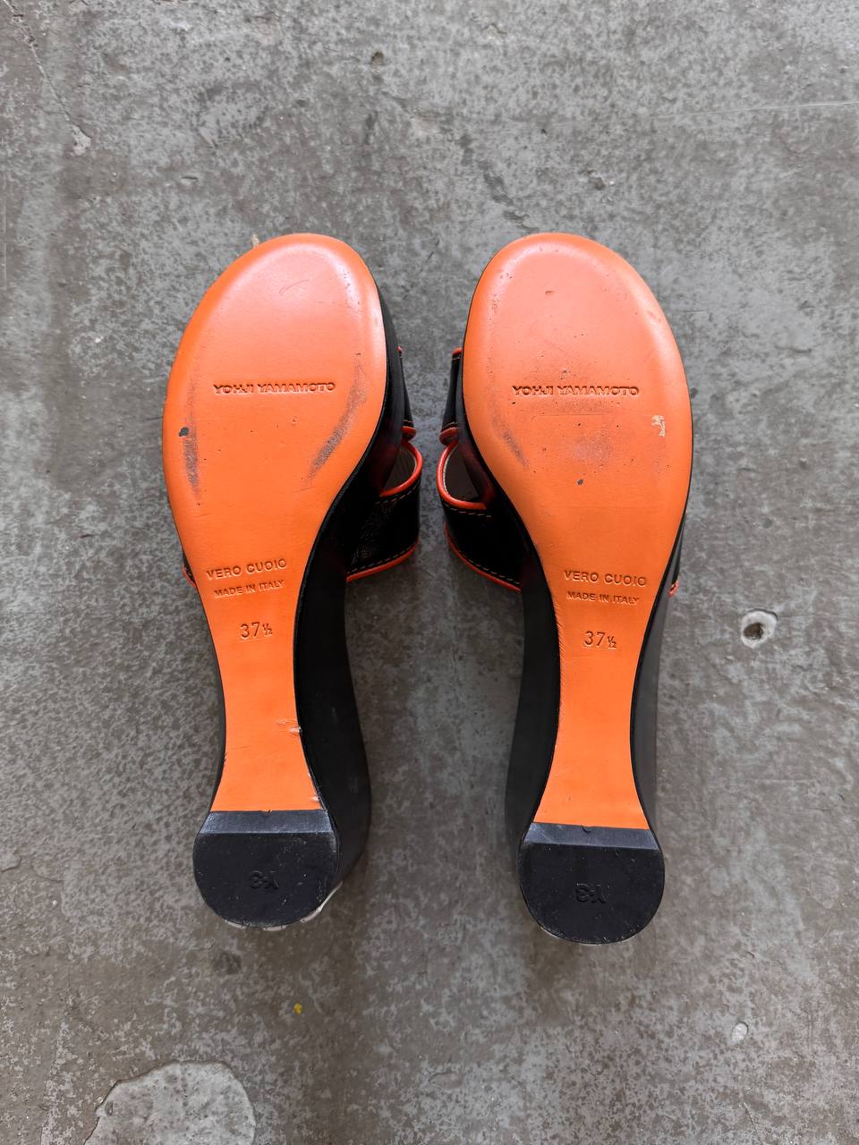 Adidas Y-3 Yohji Yamamoto Wedge Mules