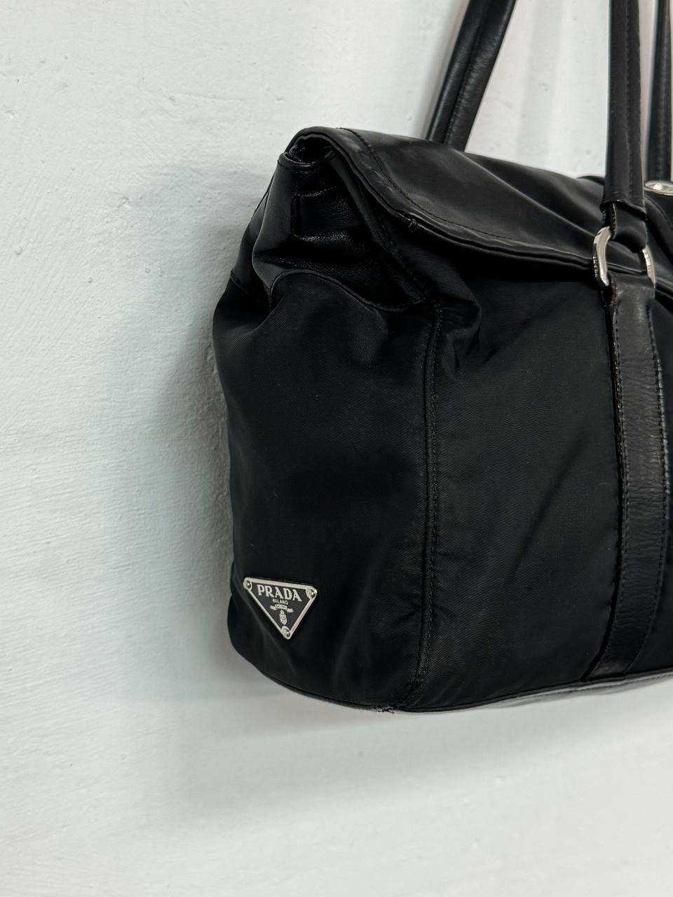 Vintage Prada Leather/Nylon Bag