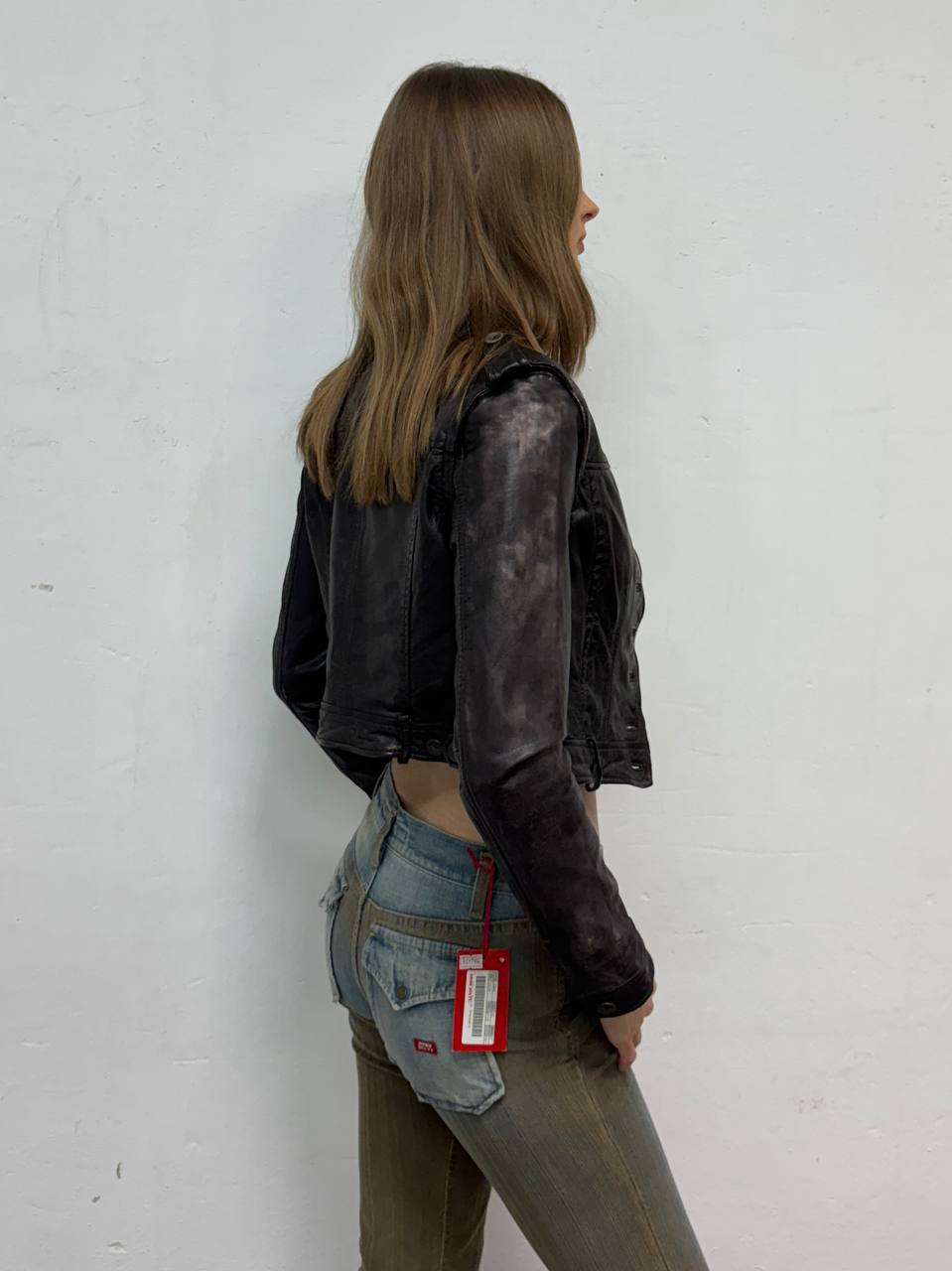 Vintage Genuine Leather Transformer Jacket/Vest