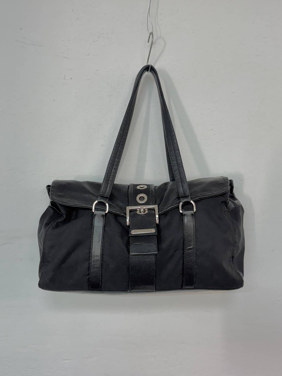 Vintage Prada Leather/Nylon Bag