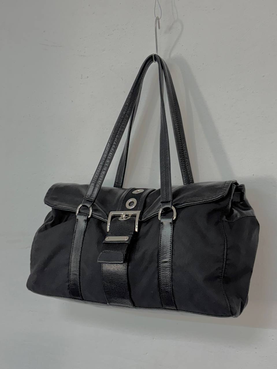 Vintage Prada Leather/Nylon Bag