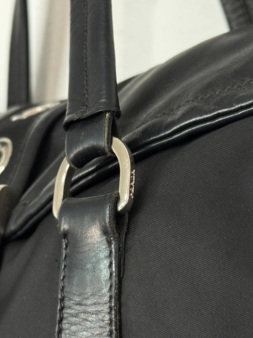 Vintage Prada Leather/Nylon Bag