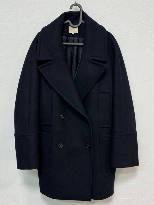 Sezane Paris Wool Coat Nawy