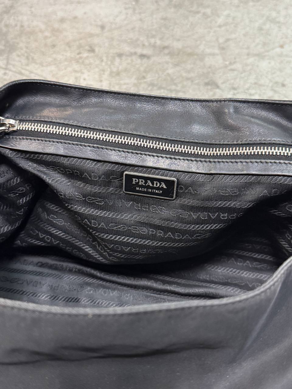 Vintage Prada Leather/Nylon Bag