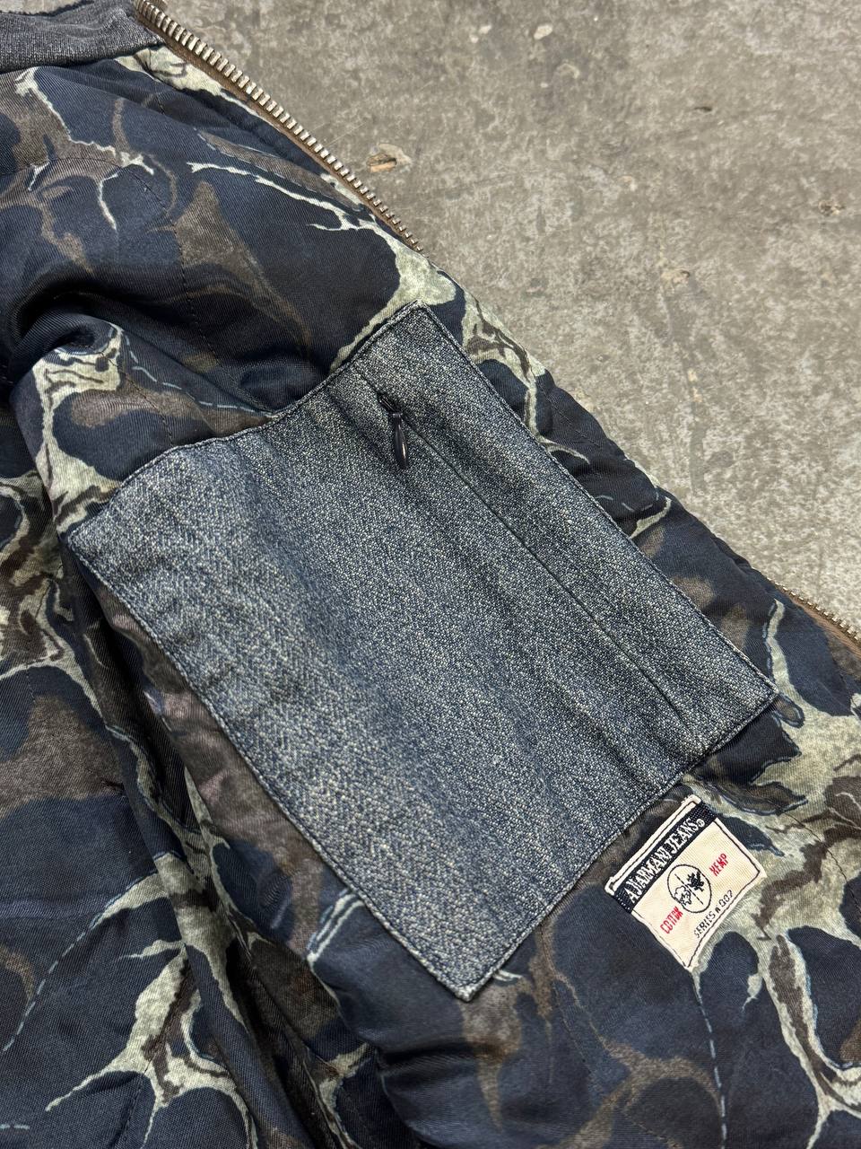 90s Vintage Armani Jeans Patchwork Jacket
