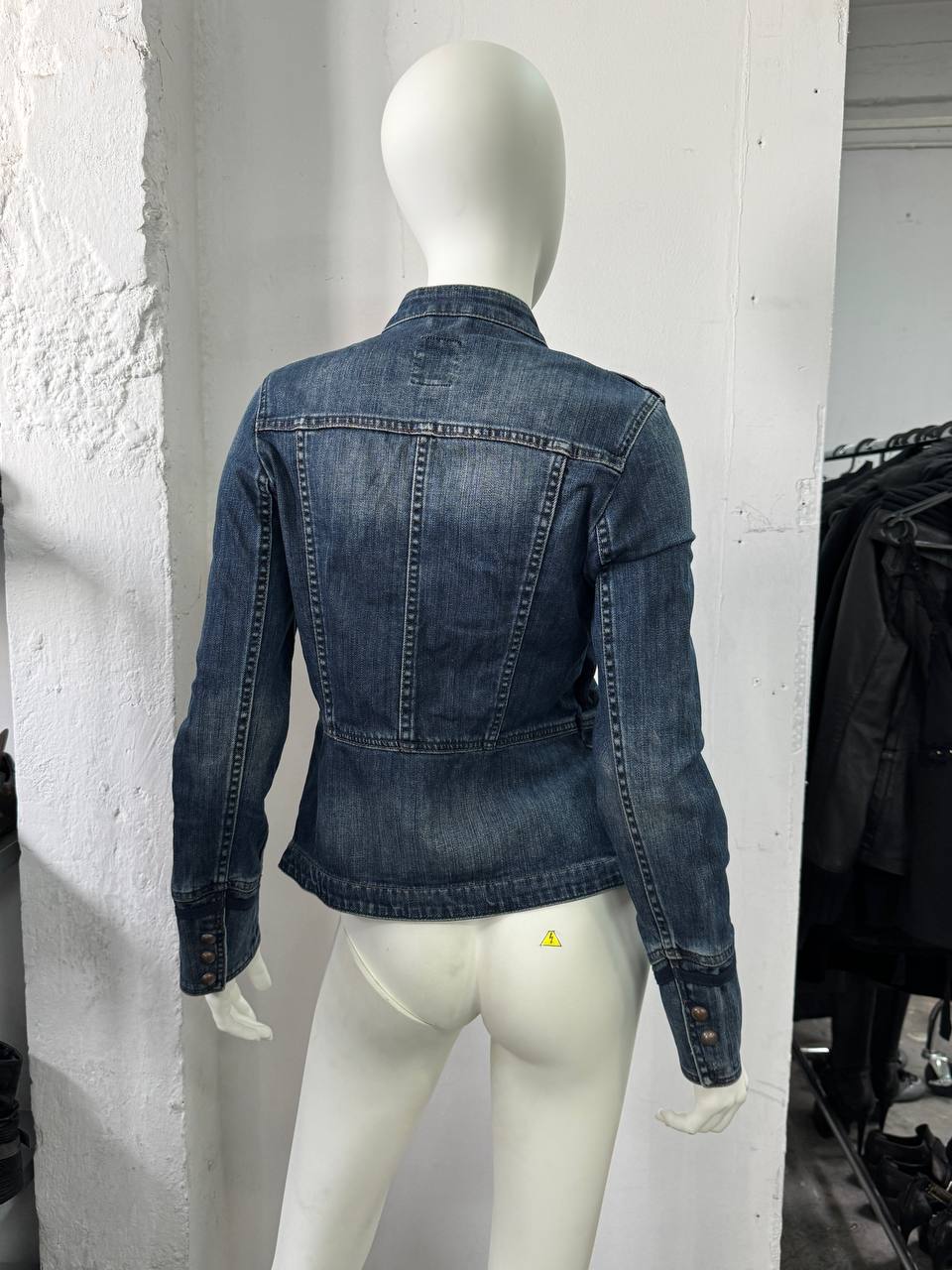 Vintage Denim Napoleon Jacket