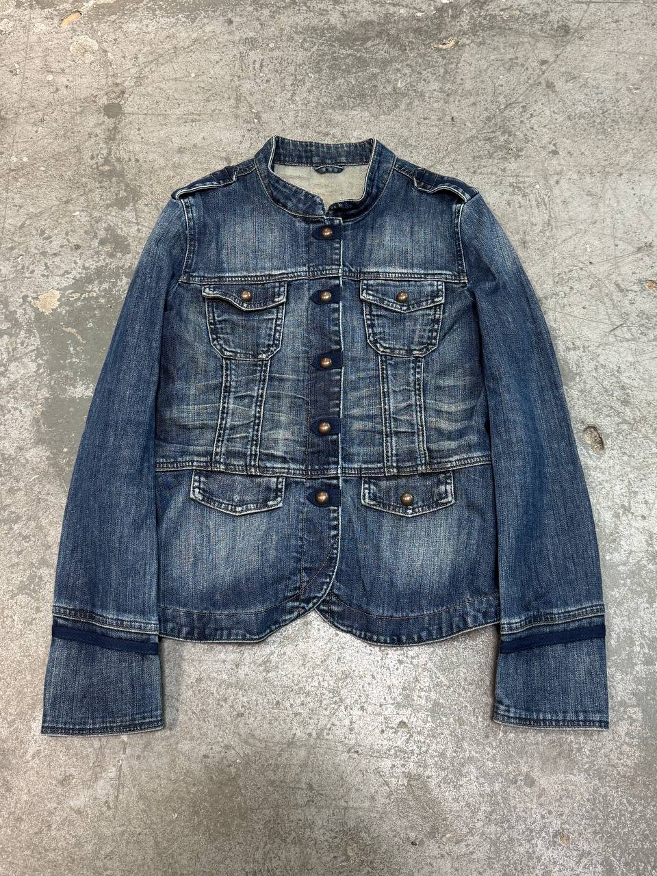 Vintage Denim Napoleon Jacket