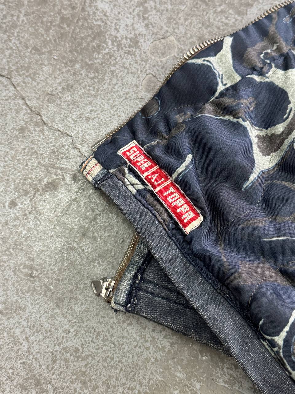 90s Vintage Armani Jeans Patchwork Jacket
