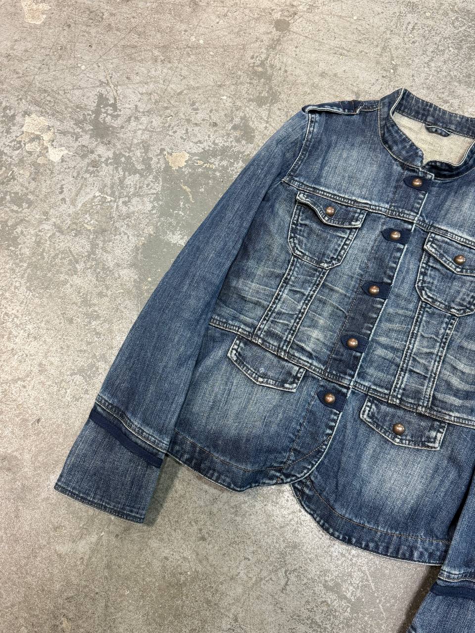 Vintage Denim Napoleon Jacket